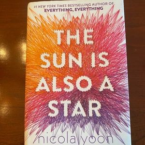 The Sun is Also a Star hardcover book by Nicole Yoon